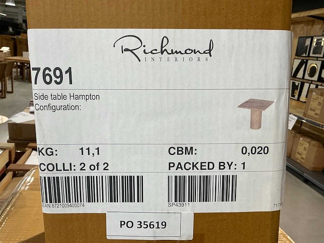 Richmond hampton bijzettafel - afbeelding 4 van  5