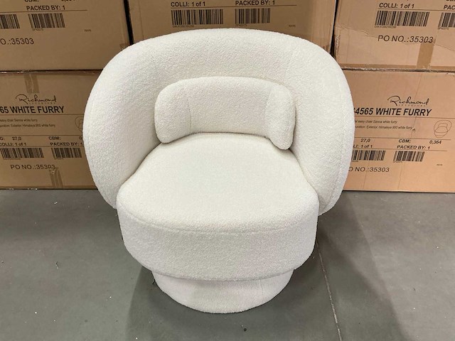 Richmond interiors - senna white furry - sofa - afbeelding 2 van  5