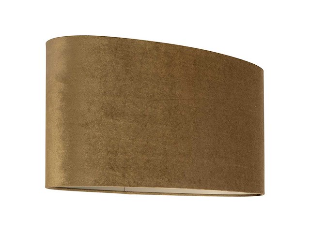 Richmond interiors addy gold velvet lampenkap - afbeelding 1 van  5
