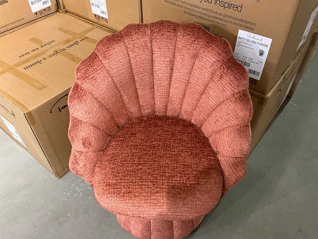 Richmond interiors blossom blush fusion lounge stoel - afbeelding 2 van  3