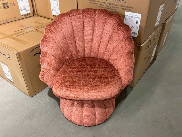Richmond interiors blossom blush fusion lounge stoel - afbeelding 1 van  2