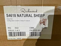 Richmond interiors didi sheep natural lounge stoel - afbeelding 4 van  4