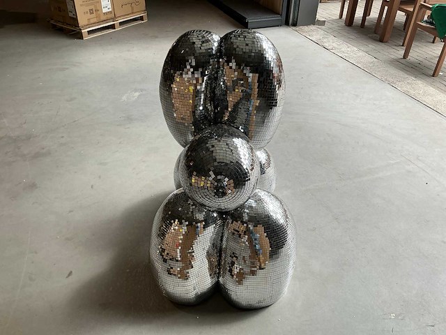 Richmond interiors dog mirror kunst decoratie - afbeelding 1 van  1