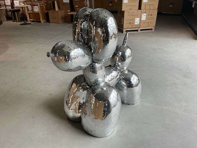 Richmond interiors dog mirror kunst decoratie - afbeelding 1 van  6