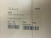 Richmond interiors durban eetkamertafel 250cm - afbeelding 5 van  5