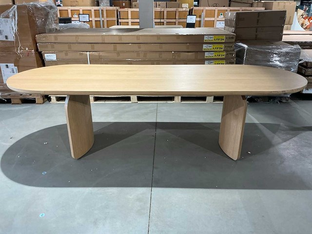 Richmond interiors fairmont natural eetkamertafel 270cm - afbeelding 2 van  5