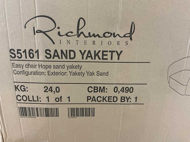 Richmond interiors hope yakety lounge stoel - afbeelding 6 van  6