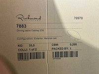 Richmond interiors oakley eetkamertafel - afbeelding 6 van  6