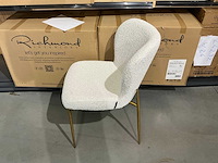 Richmond interiors odessa bouclè eetkamerstoel (2x) - afbeelding 2 van  5