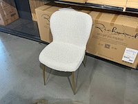 Richmond interiors odessa bouclè eetkamerstoel (2x) - afbeelding 1 van  3