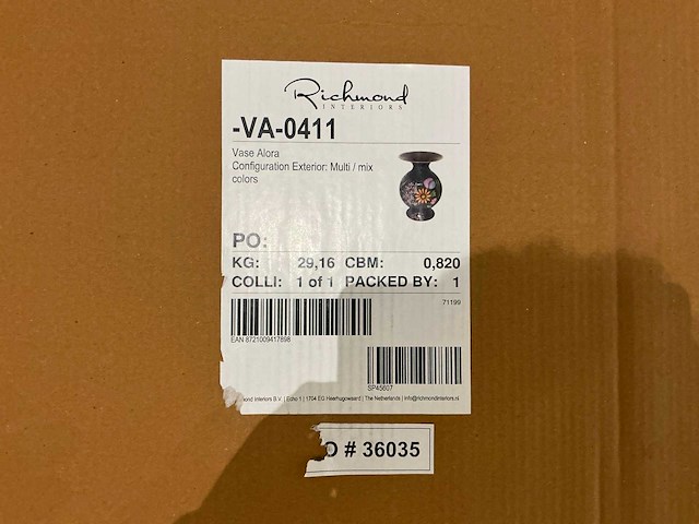 Richmond interiors vase alora - afbeelding 4 van  4