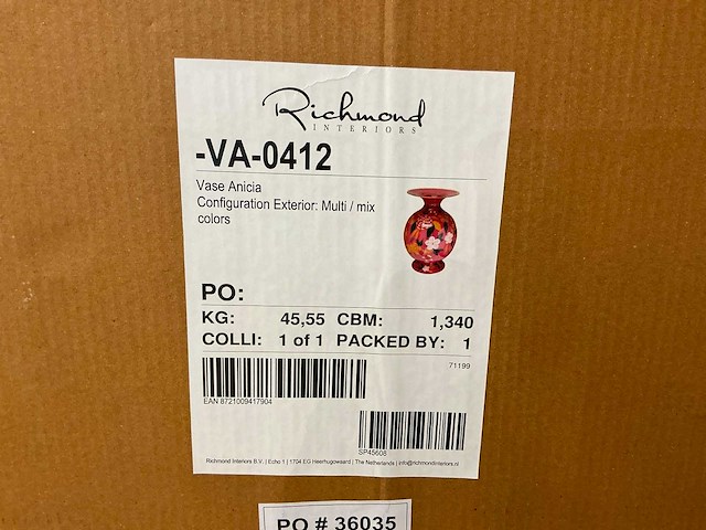 Richmond interiors vase anicia - afbeelding 6 van  6