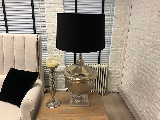 Richmond tafellamp met kandelaar (2x) - afbeelding 1 van  6