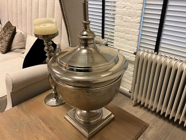 Richmond tafellamp met kandelaar (2x) - afbeelding 3 van  6