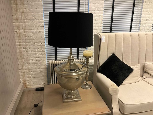 Richmond tafellamp met kandelaar (2x) - afbeelding 4 van  6