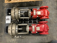 Richter rs pn16 pfa pneumatische rvs regelklep (2x) - afbeelding 1 van  3