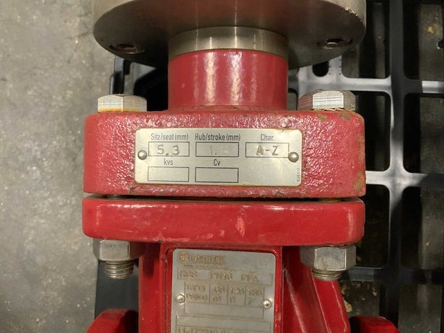 Richter rs pn16 pfa pneumatische rvs regelklep (2x) - afbeelding 2 van  3