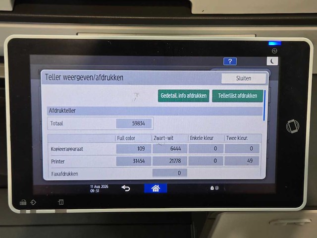 Ricoh im c3000lt a3 kleuren multifunctionele printer / kopieermachine - afbeelding 6 van  9