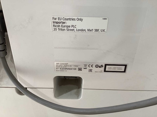 Ricoh mp c2003 multifunctional - afbeelding 3 van  3