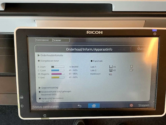 Ricoh mp c2004 officeprinter - afbeelding 5 van  6