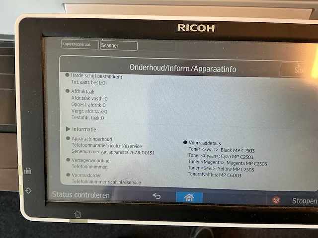 Ricoh mp c2004 officeprinter - afbeelding 6 van  6