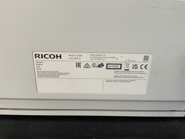 Ricoh p c200w inktjetprinter - afbeelding 8 van  10