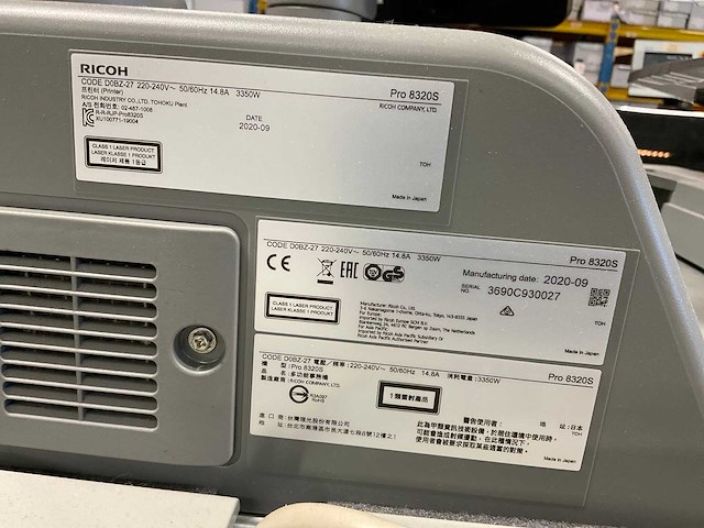 Ricoh pro 8320s hoogvolume printer en printercontroller - afbeelding 5 van  11