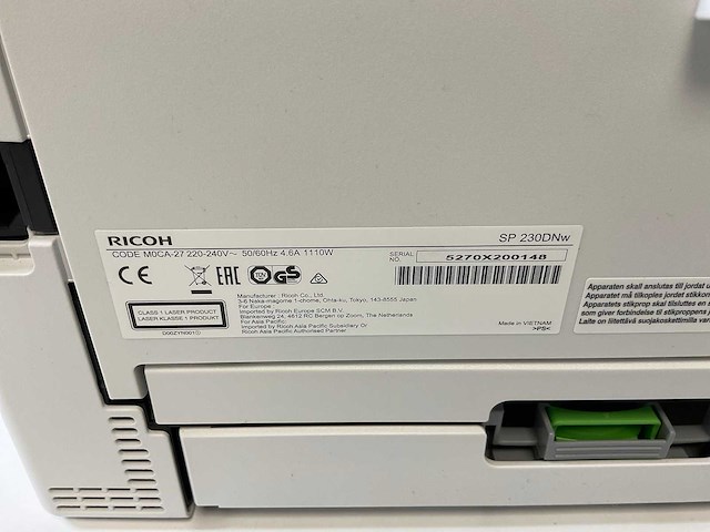 Ricoh (sp 230dnw), black and white printer - afbeelding 2 van  10