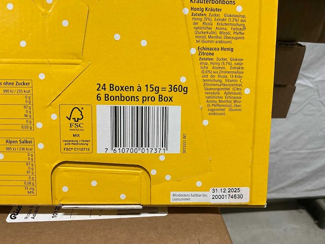 Ricola adventskalender (127x) - afbeelding 3 van  5