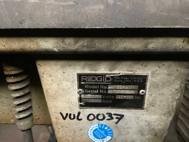 Ridgid - 1822-i - draadsnijmachine - afbeelding 5 van  10