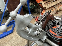 Ridgid - 535 - industriële pijpdraadsnijmachine op verrijdbaar onderstel - afbeelding 7 van  17