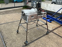 Ridgid - 535 - industriële pijpdraadsnijmachine op verrijdbaar onderstel