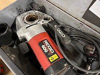 Ridgid - model 600 - draadsnijmachine met 5 draadsnijkoppen - afbeelding 3 van  6