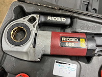 Ridgid - model 600 - draadsnijmachine met 5 snijkoppen in koffer - afbeelding 3 van  4