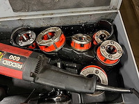 Ridgid - model 600 - draadsnijmachine met 7 draadsnijkoppen - afbeelding 4 van  6