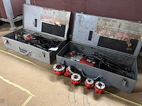 Ridgid - model 600 - draadsnijmachine met draadsnijkoppen (2x) - afbeelding 1 van  7