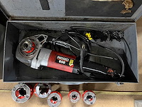 Ridgid - model 600 - draadsnijmachine met draadsnijkoppen (2x) - afbeelding 2 van  7