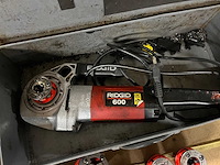 Ridgid - model 600 - draadsnijmachine met draadsnijkoppen (2x) - afbeelding 5 van  7