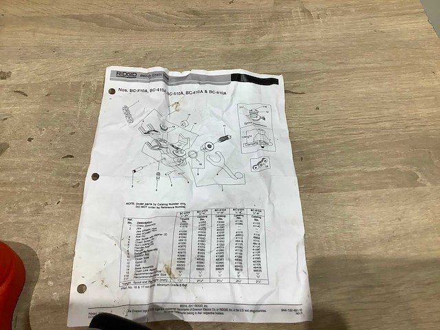 Ridgid - schroef kettingklem voor buizen - afbeelding 5 van  5