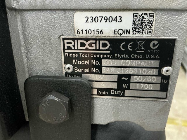 Ridgid 300 compact draadsnijmachine - afbeelding 14 van  16