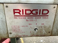 Ridgid 535-2 draadsnijmachine - afbeelding 4 van  5
