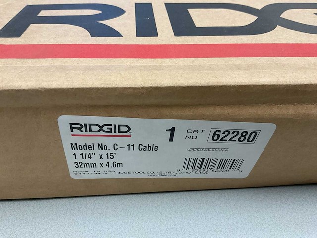 Ridgid c-11 rioolveer 32mm - afbeelding 1 van  1