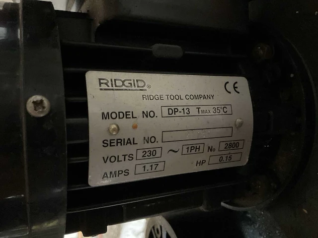 Ridgid dp-13 elektrische pomp-/vloeistofunit - afbeelding 4 van  4
