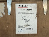 Ridgid hbo382 e elektrisch-hydraulische buigmachine - afbeelding 5 van  5