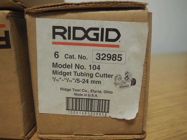 Ridgid "midget tubing cutter" (30x) - afbeelding 6 van  6