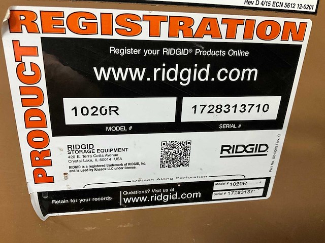 Ridgid monster box model 1020r gereedschapswagen - afbeelding 7 van  7