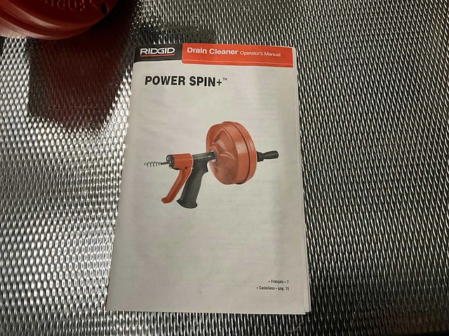 Ridgid power spin + rioolreinigingsmachine - afbeelding 3 van  4