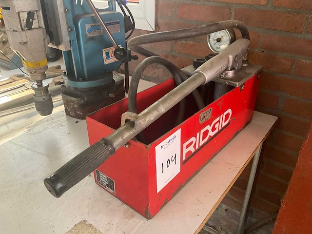 Ridgid tp 50 druktestpomp - afbeelding 1 van  3