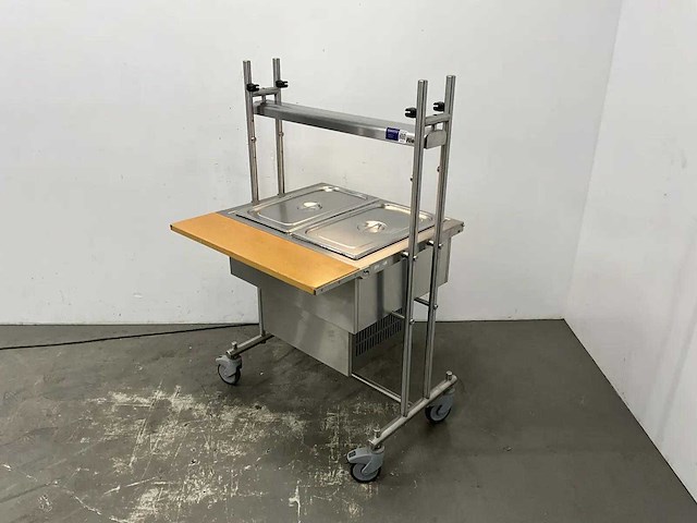 Rieber - roll-in buffeto kuhl - rvs gekoeld mobiel buffetmeubel - afbeelding 1 van  8