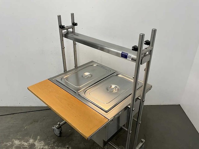 Rieber - roll-in buffeto kuhl - rvs gekoeld mobiel buffetmeubel - afbeelding 2 van  8